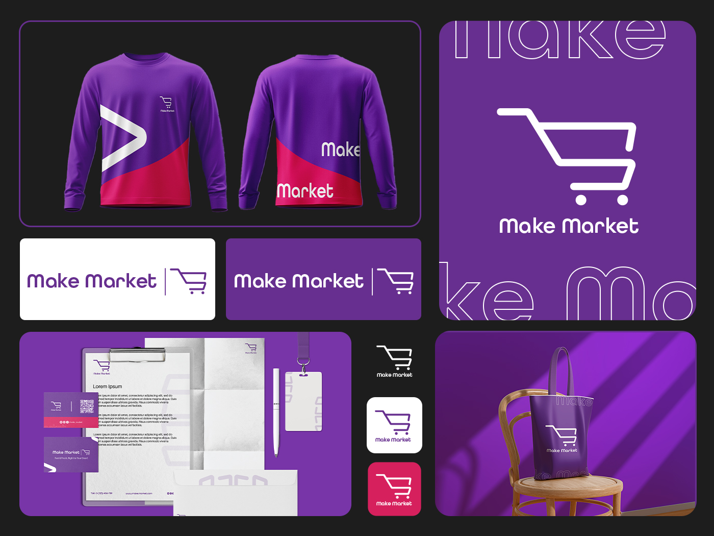 Make Market - ReBranding & Merch Design